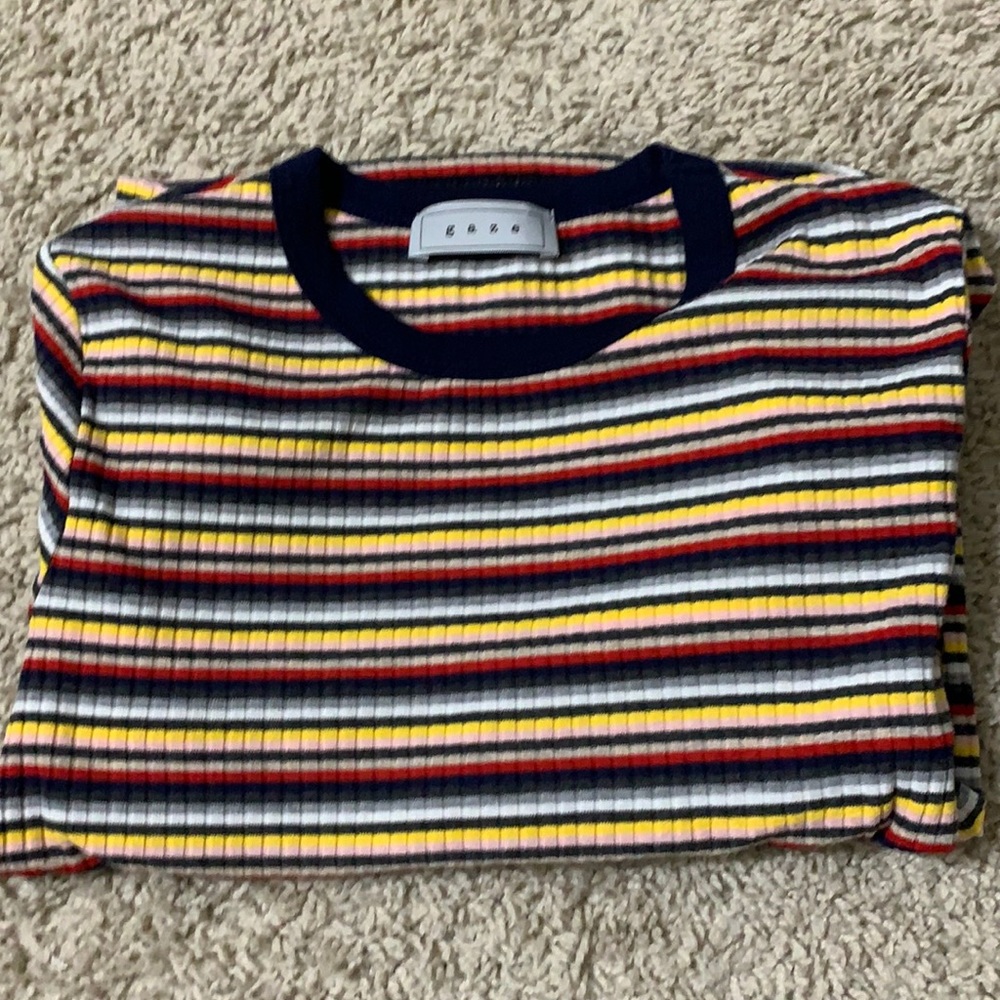 Multi color crop top